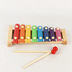 Детская деревянная музыкальная игрушка ксилофон / металлофон